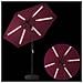 Parasol da Giardino con Luci LED 230 x 230 cm Poliestere - Foto miniatura 4