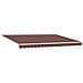 Tenda retrattile manuale Marrone 5 × 3,5 m - Foto miniatura 4
