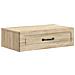 Tavolino da Parete Laterale Rovere Sonoma 59 x 34,5 x 17 cm - Foto miniatura 1