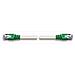 ICOC CROSS-050 - Cavo di rete Patch Cross in Rame Cat. 5e Verde / Grigio SF / UTP 5 mt - Foto miniatura 1