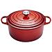 Casseruola tonda ghisa 20cm evolution rosso ciliegio cocotte - Foto miniatura 1