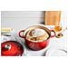 Casseruola tonda ghisa 20cm evolution rosso ciliegio cocotte - Foto miniatura 2