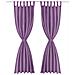 2 Pz Tende In Micro Raso Con Passanti 140x175 Cm Lilla - Foto miniatura 2