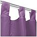 2 Pz Tende In Micro Raso Con Passanti 140x175 Cm Lilla - Foto miniatura 3