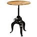Tavolo Da Bar In Legno Massello Di Mango 75x (76-110) Cm - Foto miniatura 4