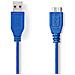 Ccgp61500bu05 Cavo Usb 3.0 A Maschio - Micro B Maschio 0.5m Blu - Foto miniatura 1