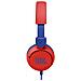 JR 310 Cuffia Stereo Padiglione Auricolare per Bambini Cablato con Microfono Integrato - Rosso / Blu - Foto miniatura 2