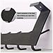Sopra La Porta Hook Door Hanger Sopra La Porta Portasciugamani Con 6 Ganci Per Appendere Il Cappotto Cappotto Porta Hanger Gancio Del Tovagliolo Sopra Porta Coat Rack Per Gli Asciugamani Vestiti Posteriore Del Bagno Nero - Foto miniatura 3