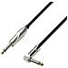 K3 IPR 0600 6m 6.35mm TRS 6.35mm TS Nero, Argento cavo audio - Foto miniatura 1