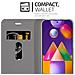 Custodia Compatibile Con Samsung Galaxy M31s In Grigio Nero - Coperchio Protettiva Con Chiusura Magnetica, Funzione Stand E Tasca Per Le Carte - Foto miniatura 4