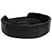 Lettino Per Cani Nero 90x79x20 Cm In Peluche E Similpelle - Foto miniatura 4
