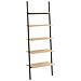 Scaffale Pendente 5 Ripiani Marrone Chiaro E Nero 64x34x185,5cm - Foto miniatura 2