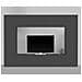 Parete Attrezzata Amel, Set Salotto Porta Tv A 4 Ante, Mobile Soggiorno Multiuso, 100% Made In Italy, Cm 260x30h180, Antracite - Foto miniatura 11