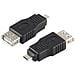 Bs33905 Adattatore Per Inversione Del Genere Dei Cavi Usb Micro-b Usb A Nero - Foto miniatura 1