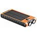 Powerbank Solare 10000mah Usb 2a C Torcia Con Cordino Bussola, Nero - Foto miniatura 5