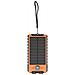 Powerbank Solare 10000mah Usb 2a C Torcia Con Cordino Bussola, Nero - Foto miniatura 6