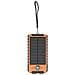 Powerbank Solare 10000mah Usb 2a C Torcia Con Cordino Bussola, Nero - Foto miniatura 2