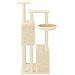 Albero Per Gatti Con Tiragraffi In Sisal Crema 122 Cm - Foto miniatura 3