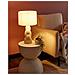 Lampada Da Tavolo Vilar Ceramica Beige - Foto miniatura 1