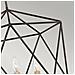 Lampadario Industrial Nordico Astrid Metallo Bronzo Opaco 3 Luci E14 - Foto miniatura 2