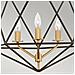 Lampadario Industrial Nordico Astrid Metallo Bronzo Opaco 3 Luci E14 - Foto miniatura 4