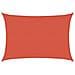 Vela Parasole 160 G /m Rettangolare Terracotta 3,5x5 M Hdpe - Foto miniatura 2