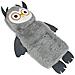 Borsa Dell'acqua Calda Rimovibile Gufo Di Peluche 750ml, Grigio - Foto miniatura 3