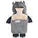 Borsa Dell'acqua Calda Rimovibile Gufo Di Peluche 750ml, Grigio - Foto miniatura 4