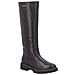 Black Elegant Closed Ladies' Boots Stivali Pelle Scarpe Donna Nero Eu 36, D1w73-00 - Foto miniatura 1