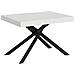 Tavolo allungabile 90x130/234 cm Karida bianco frassino gambe antracite - Foto miniatura 1