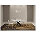 Tavolo allungabile 90x130/234 cm Karida bianco frassino gambe antracite - Foto miniatura 2