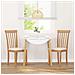 Sedie da Pranzo con Cuscini 2 pz Naturale Legno Massello Hevea - Foto miniatura 7