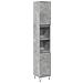 Armadietto Bagno Grigio Cemento 30x30x190 Cm Legno Multistrato - Foto miniatura 2