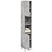 Armadietto Bagno Grigio Cemento 30x30x190 Cm Legno Multistrato - Foto miniatura 1