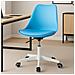 Sedia Da Ufficio Full Blu Poltrona Da Studio E Casa Ergonomica Con Ruote - Foto miniatura 1