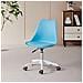 Sedia Da Ufficio Full Blu Poltrona Da Studio E Casa Ergonomica Con Ruote - Foto miniatura 5