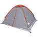 Tenda da Campeggio a Cupola 2 Persone Grigio e Arancione - Foto miniatura 5