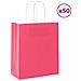 Sacchetti di Carta 50 pz con Manici Rosa 18x8x22 cm - Foto miniatura 1