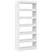 Libreria Bianca Bianca Legno ingegnerizzato 80 x 30 x 198 cm - Foto miniatura 1