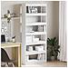 Libreria Bianca Bianca Legno ingegnerizzato 80 x 30 x 198 cm - Foto miniatura 2