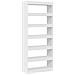 Libreria Bianca Bianca Legno ingegnerizzato 80 x 30 x 198 cm - Foto miniatura 7