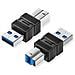 Adattatore Usb 3.0 B Maschio (m) A A Maschio (usb-m) - Confezione Da 2 - Foto miniatura 2