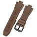 Cinturino In Silicone Compatibile Con Michael Kors Mk8184 8729 9020 Con Attacco Convesso Coffee - Foto miniatura 1