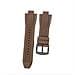 Cinturino In Silicone Compatibile Con Michael Kors Mk8184 8729 9020 Con Attacco Convesso Coffee - Foto miniatura 3
