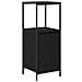 Set di mobili per il bagno 3 pcs Rovere nero 36 x 35 x 165 cm - Foto miniatura 5