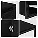 Set di mobili per il bagno 3 pcs Rovere nero 36 x 35 x 165 cm - Foto miniatura 8