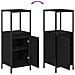 Set di mobili per il bagno 3 pcs Rovere nero 36 x 35 x 165 cm - Foto miniatura 9