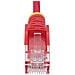 Cavo Ethernet CAT6 Rosso da 1m; Patch UTP con Plug RJ45 Antigroviglio e Rilievi di Trazione, Cavo Lan Slim in Rame Puro 28AWG, Sottoposto a test Fluke - Foto miniatura 5