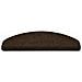 Tappetini per scale autoadesivi 30 pz 65x21x4 cm marrone semicircolari grandi - Foto miniatura 3