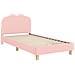 Struttura letto bambini con testata Rosa 90 x 200 cm - Foto miniatura 1